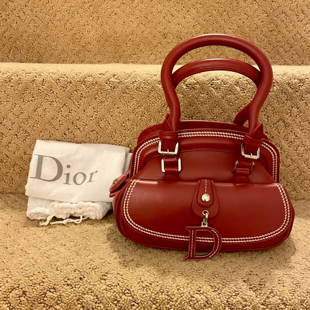 Authentic rare Dior mini detective red - Picture 1 of 8